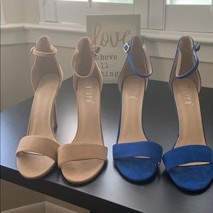 2 for 1 , stiletto heel sandals.